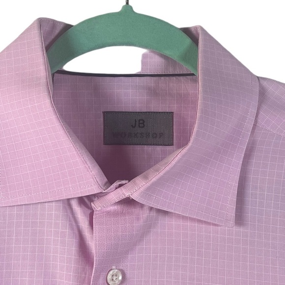 JB Workshop Men’s Button Down in Pink - Picture 2 of 4